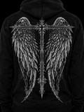 Steze Winged Cross Hoodie